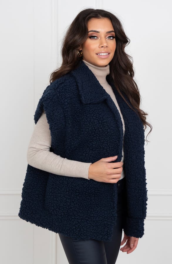 Gilet Teddy Merel Marine – shoparchief — foto 3