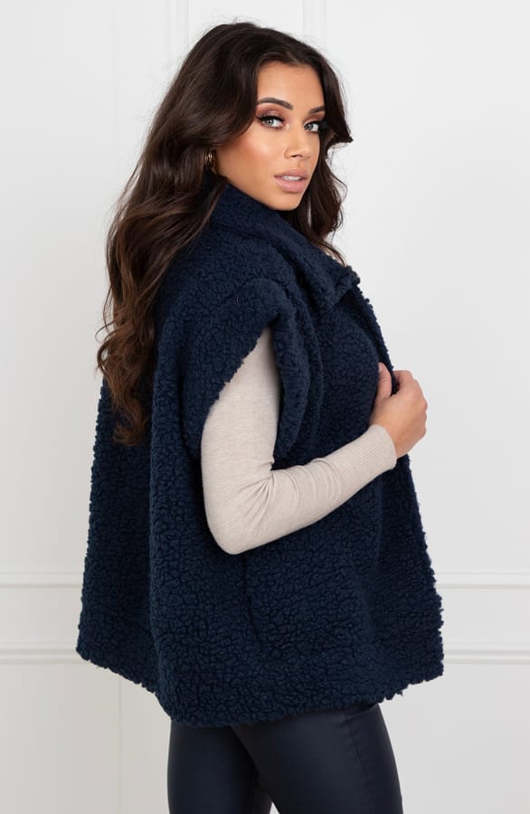 Gilet Teddy Merel Marine – shoparchief — foto 4