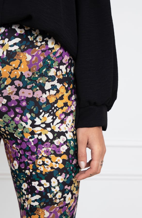 Janine Flared Broek Flower Multicolor – shoparchief — foto 5