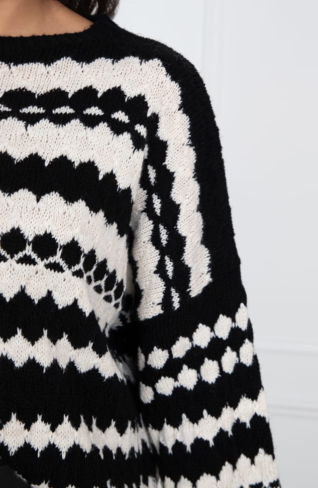 Knitted Trui Mirelle Zwart – shoparchief — foto 5