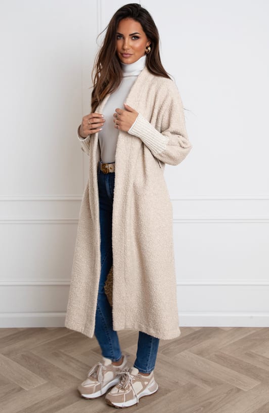Lang Teddy Vest Grace Beige – shoparchief — foto 2