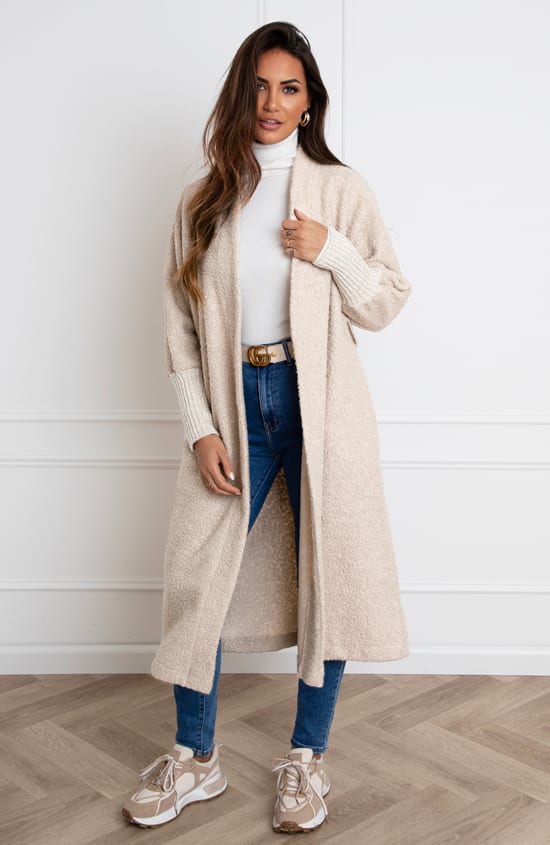 Lang Teddy Vest Grace Beige – shoparchief — foto 4