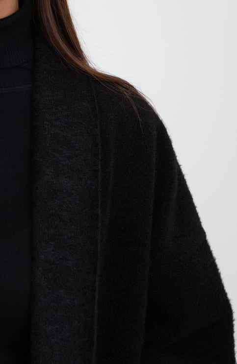 Lang Teddy Vest Grace Zwart – shoparchief — foto 9