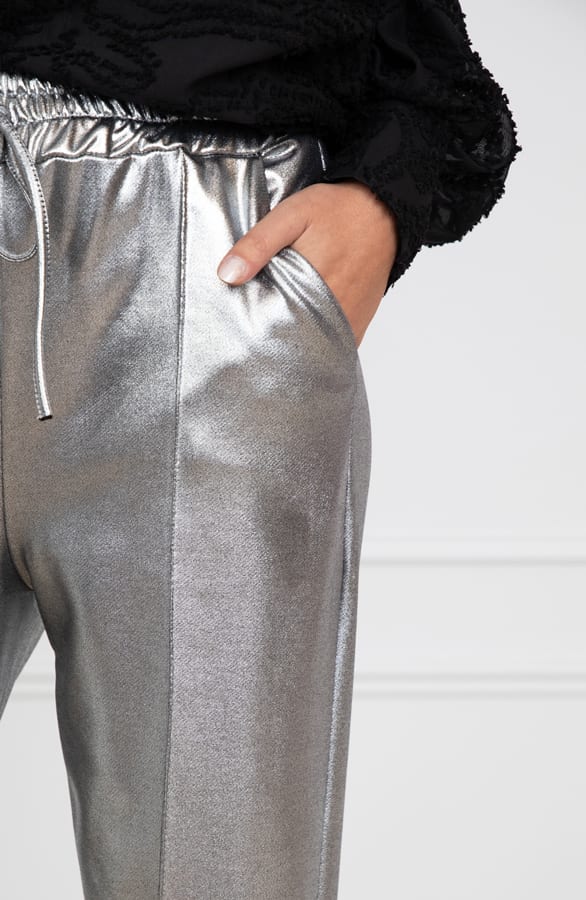 Metallic Pants Lissy Zilver – shoparchief — foto 7