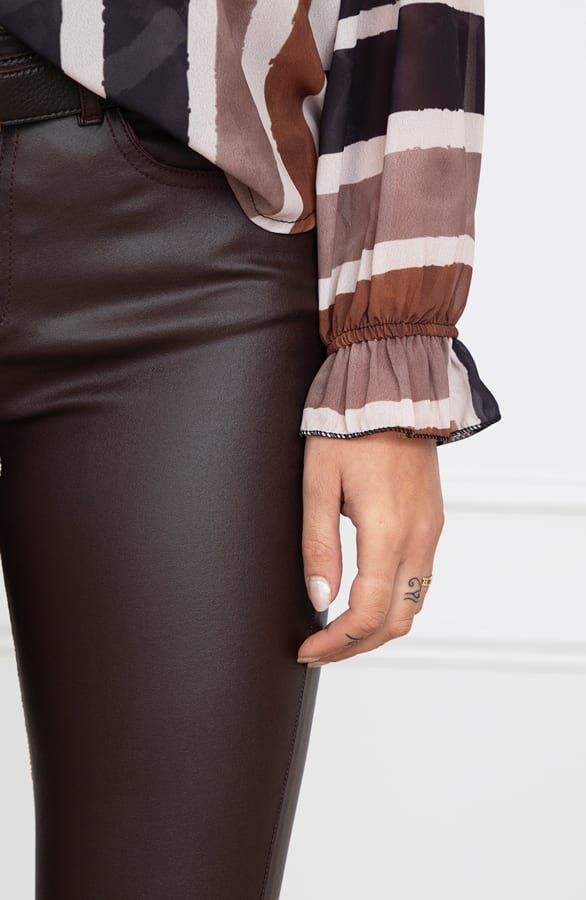 Print Blouse Claudia Zwart – shoparchief — foto 6
