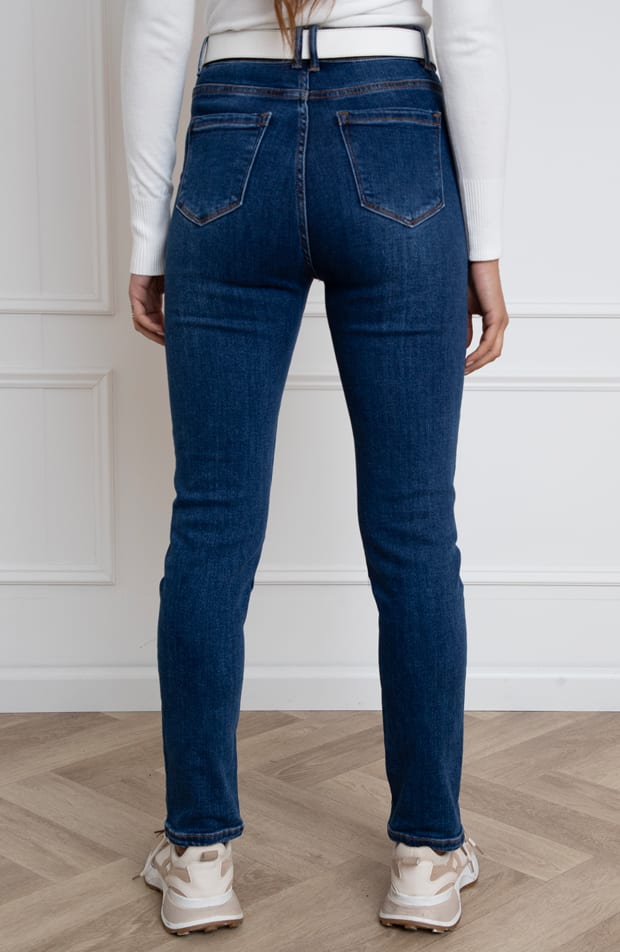 Push Up Denim Jeans Blizz Dark Blue – shoparchief — foto 3