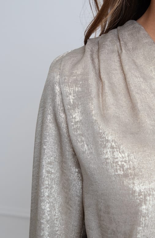 Silky Blouse Emmely Goud – shoparchief — foto 6