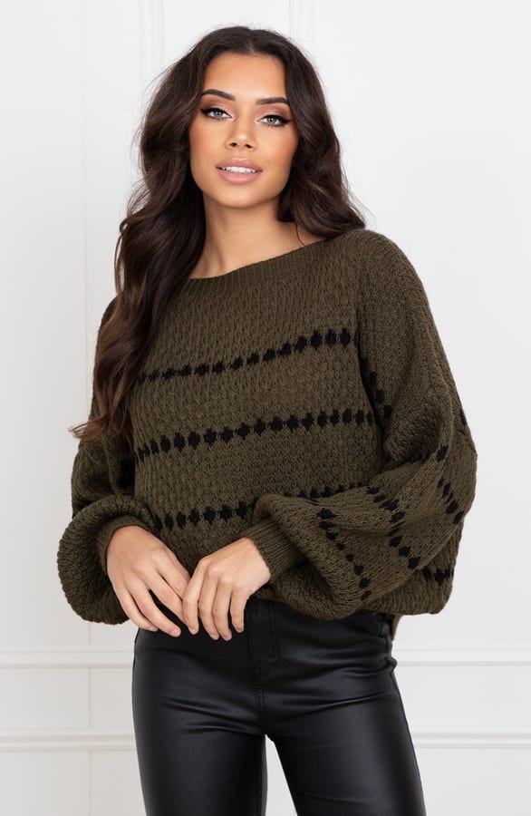 Stipjes Trui Emie Army – shoparchief
