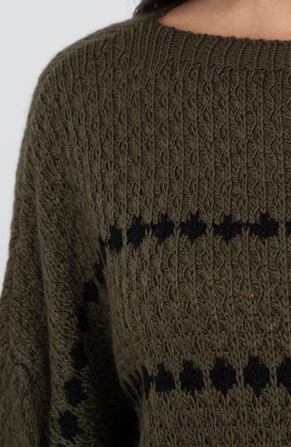 Stipjes Trui Emie Army – shoparchief — foto 6