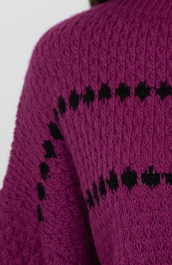 Stipjes Trui Emie Magenta – shoparchief — foto 5