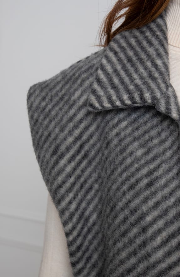 Stripe Gilet Samara Grijs – shoparchief — foto 11