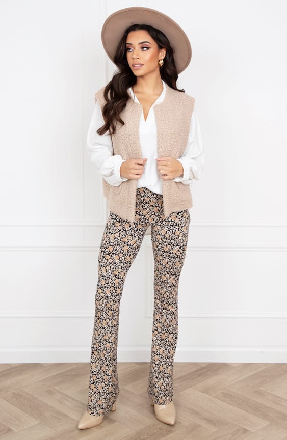 Teddy Gilet Tara Light Camel – shoparchief — foto 5