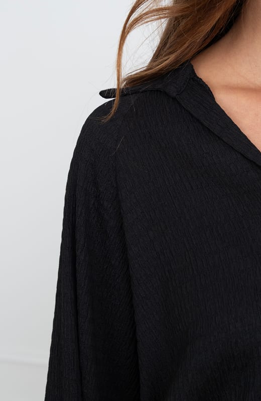 Texture Blouse Veerle Black – shoparchief — foto 6