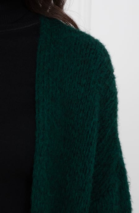 Trendy Vest Gebreid Skye Smaragd – shoparchief — foto 6