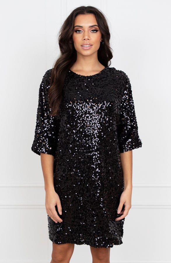 Tuniek Met Pailletten Becky Zwart – shoparchief