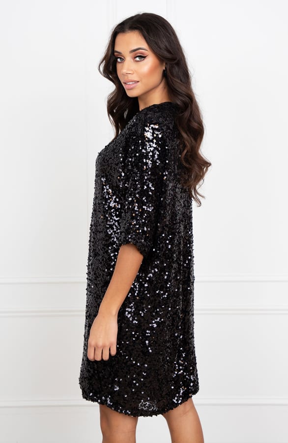 Tuniek Met Pailletten Becky Zwart – shoparchief — foto 2