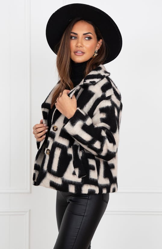 Woven Jacket Met Print Bo – shoparchief — foto 3