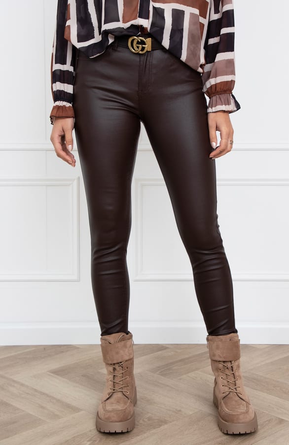 Elle Coating Jeans Bruin – shoparchief — foto 5