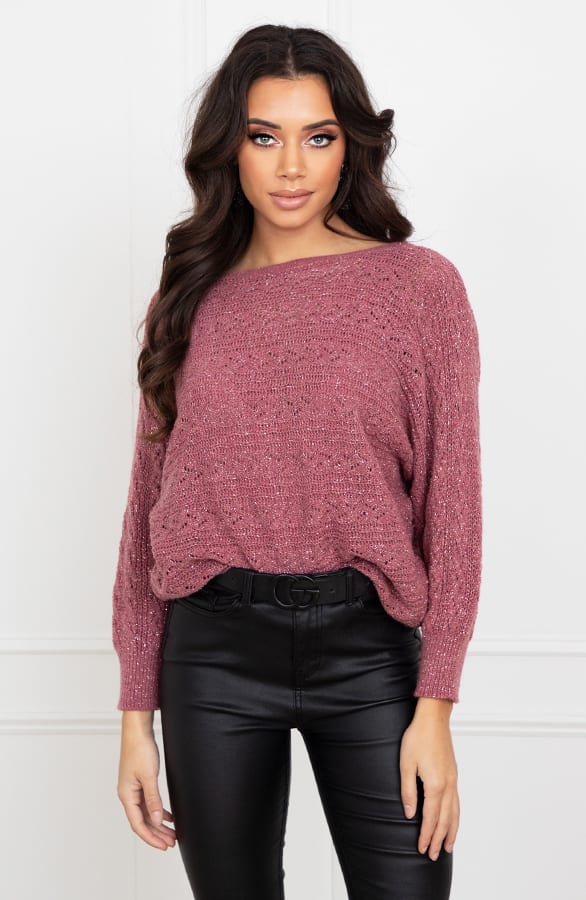 Gehaakte Lurex Top Nicky Dust Roze – shoparchief — foto 4