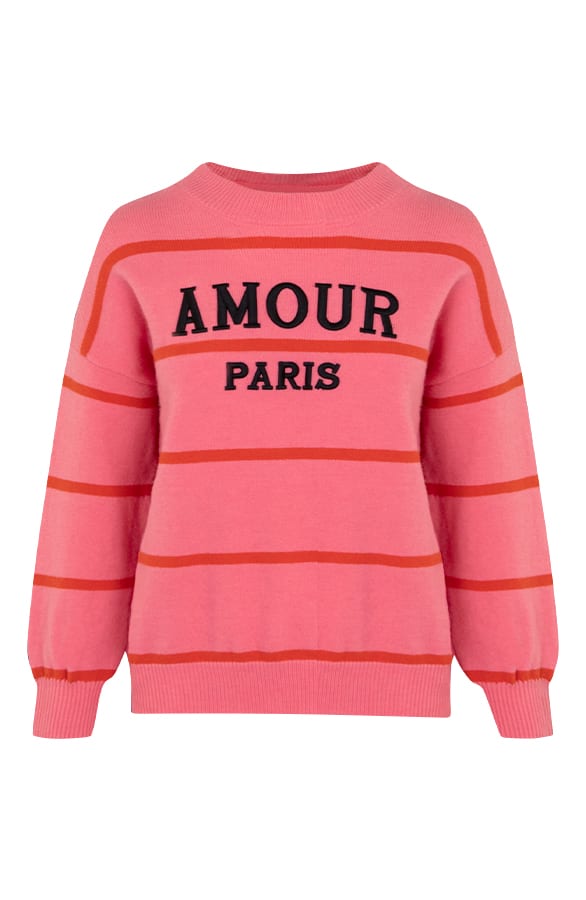 Amour Paris Trui Emily Roze Oranje – shoparchief