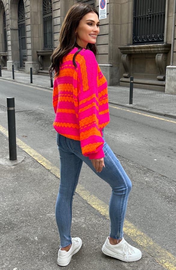 Knitted Trui Mirelle Fuchsia – shoparchief — foto 4