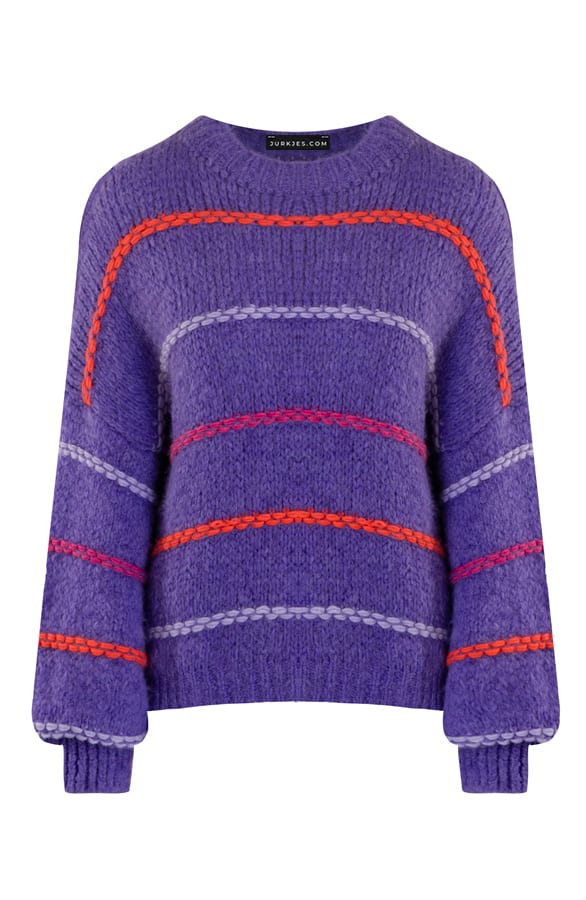 Neon Soft Sweater Philou Paars – shoparchief — foto 5