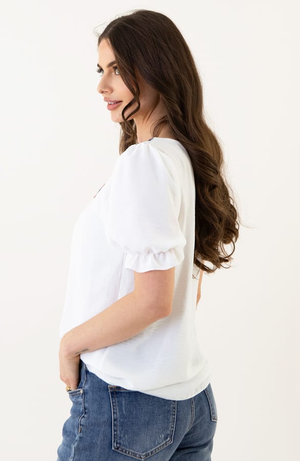 Blouse Met Detail Sophia Ecru – shoparchief — foto 2