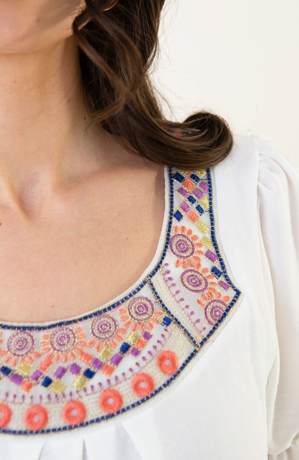 Blouse Met Detail Sophia Ecru – shoparchief — foto 4