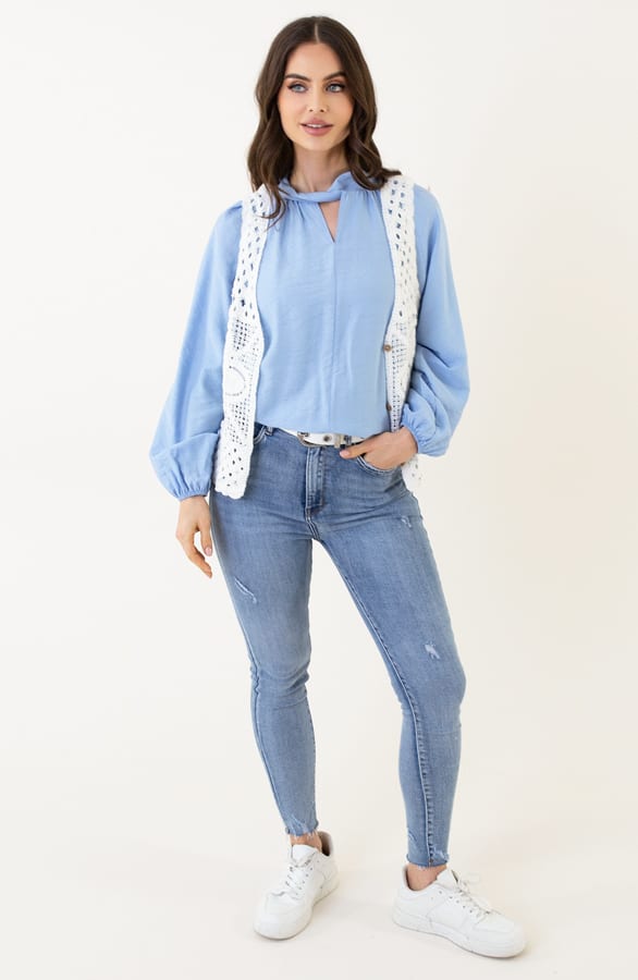 Casual Sneakers Elaine Wit – shoparchief — foto 2