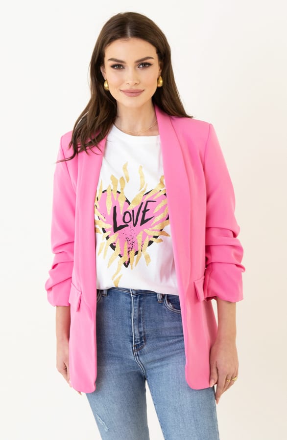 Dames Blazer Nore Fuchsia – shoparchief — foto 2