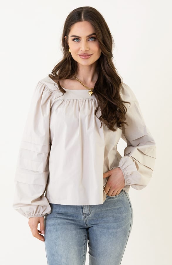 Strik Blouse Stella Beige – shoparchief — foto 2