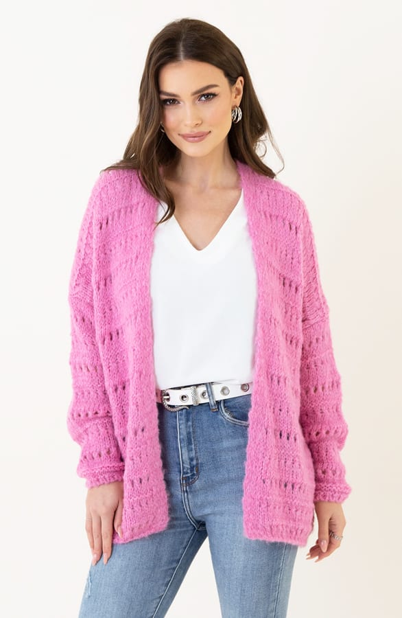 Gehaakt Vest Amina Candy Pink – shoparchief — foto 6