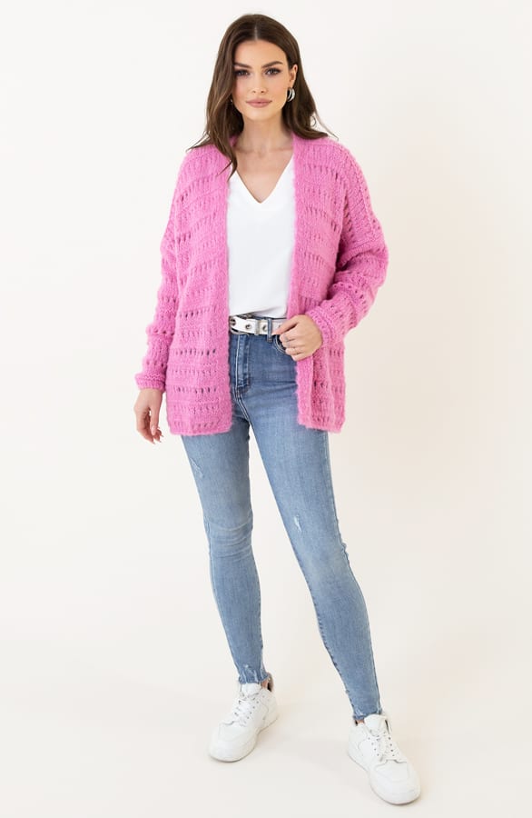 Gehaakt Vest Amina Candy Pink – shoparchief — foto 10