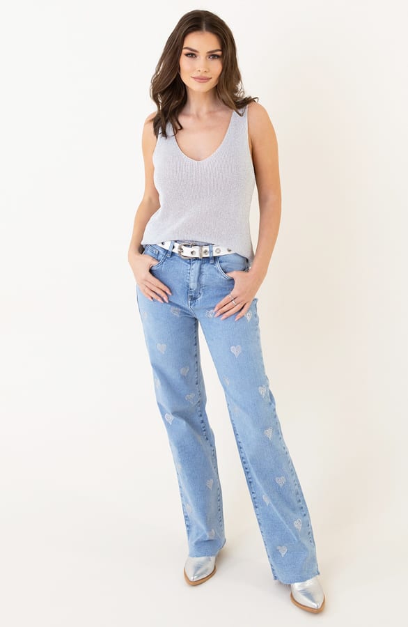 Gehaakte Top Lurex Hanna Zilver – shoparchief — foto 9