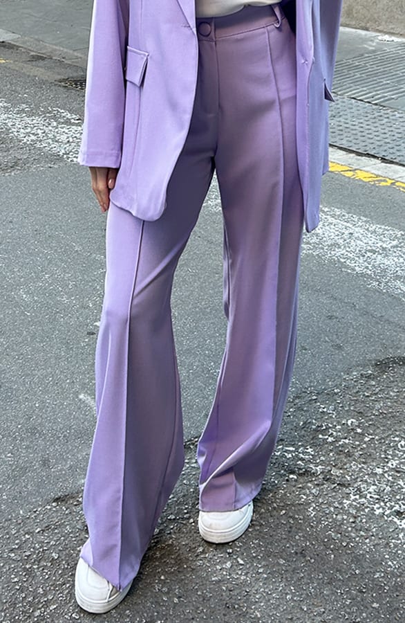 High Waist Pantalon Isabella Lila – shoparchief — foto 2