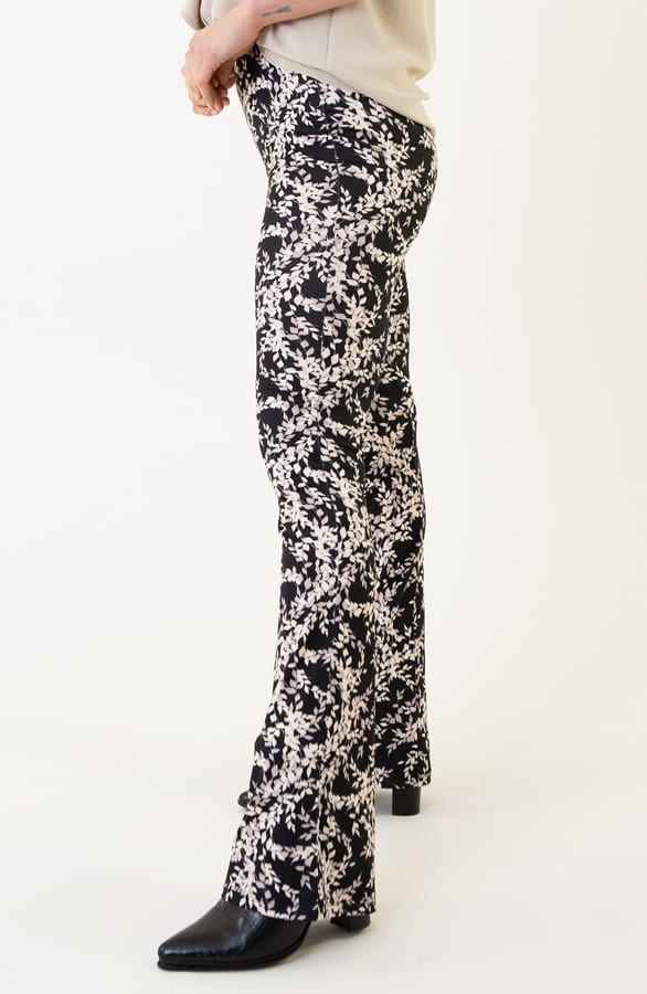 Janine Flared Broek Leaf Zwart – shoparchief — foto 2