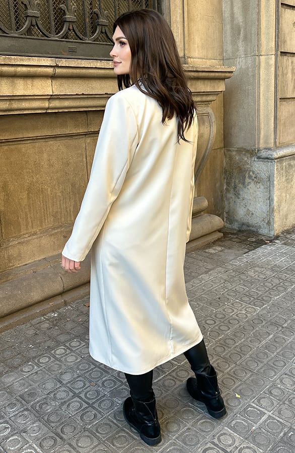 Lange Blazer Layla Beige – shoparchief — foto 4