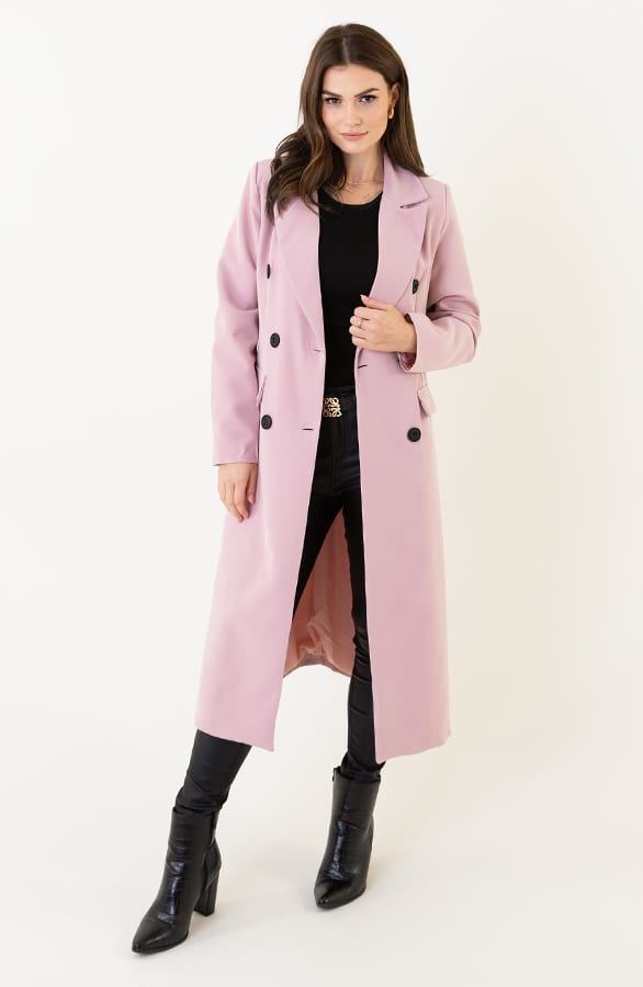 Lange Blazer Layla Dust Roze – shoparchief