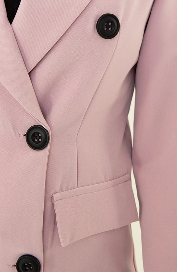 Lange Blazer Layla Dust Roze – shoparchief — foto 5