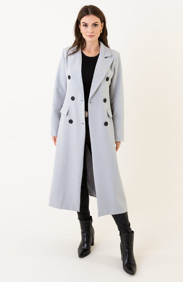 Lange Blazer Layla Grijs – shoparchief