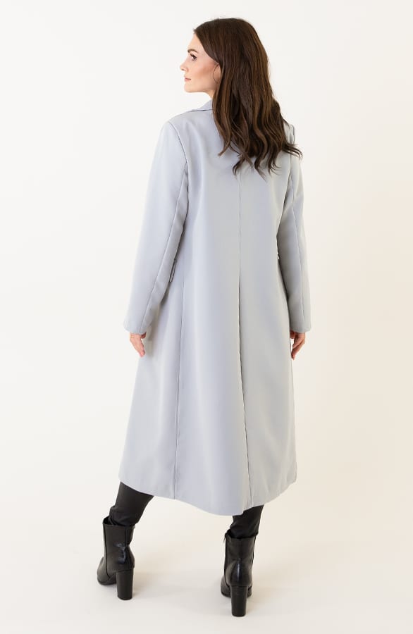 Lange Blazer Layla Grijs – shoparchief — foto 3
