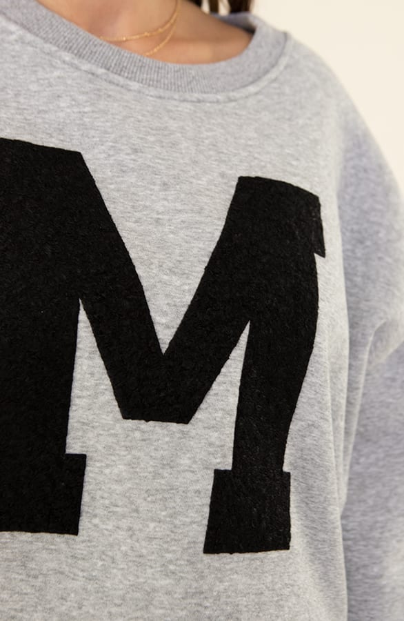 Letter Trui Mira Grijs – shoparchief — foto 4