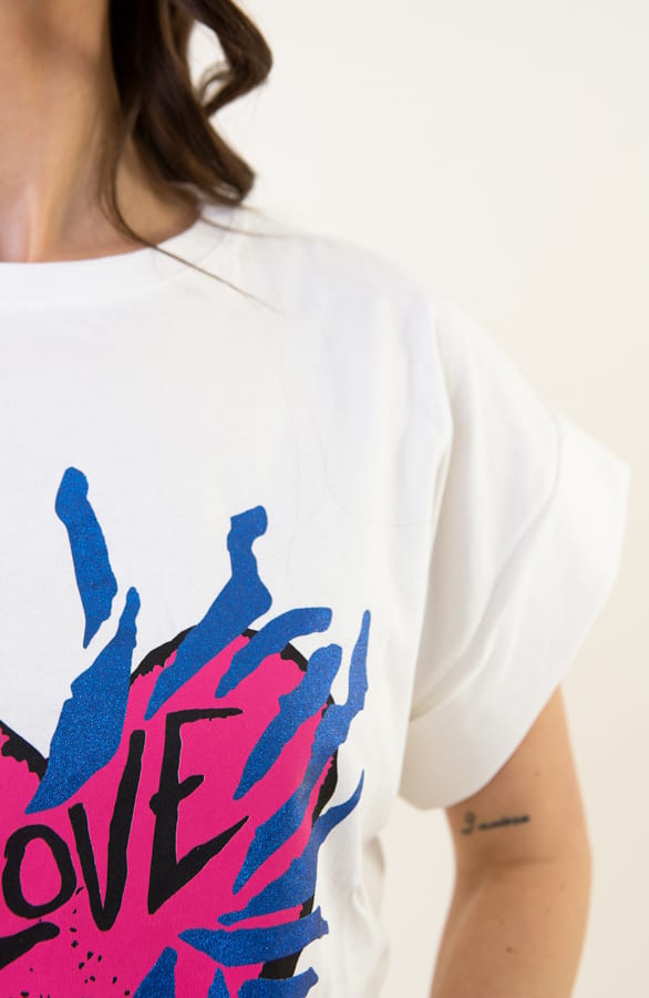 Love Heart Top Elia Fuchsia Kobalt – shoparchief — foto 4