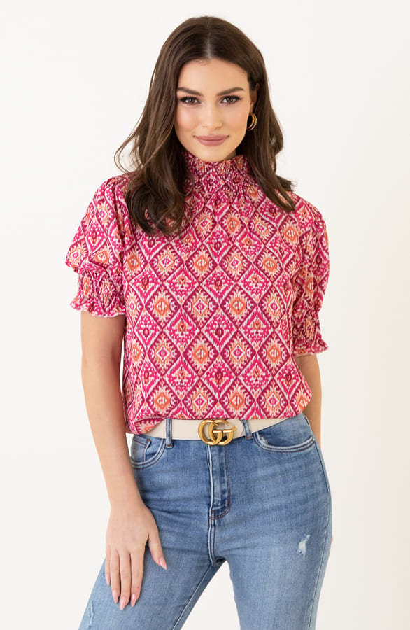 Lynn Top Aztec Print – shoparchief — foto 7