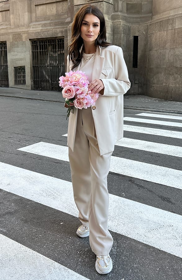 Oversized Blazer Anna Beige – shoparchief — foto 5