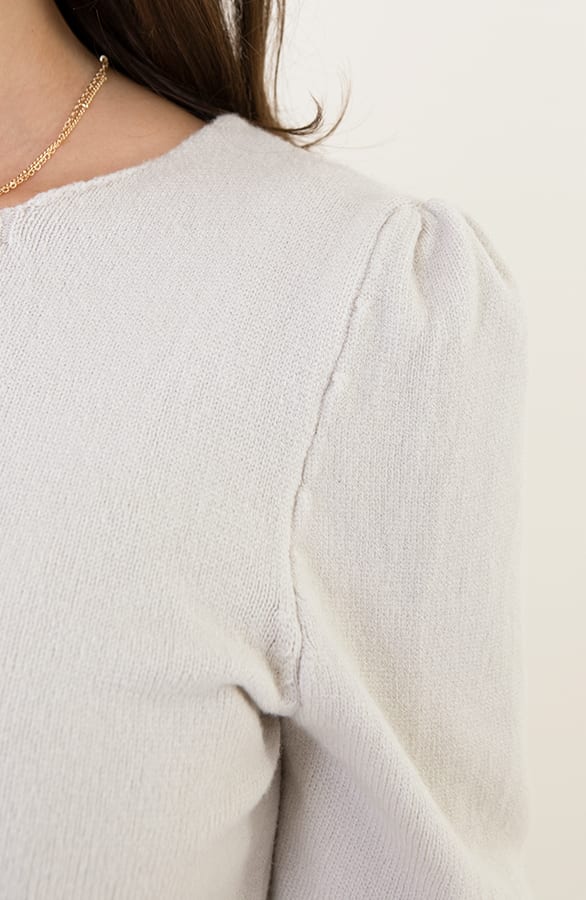 Pofmouwen Top Ariana Beige – shirts & tops — foto 4