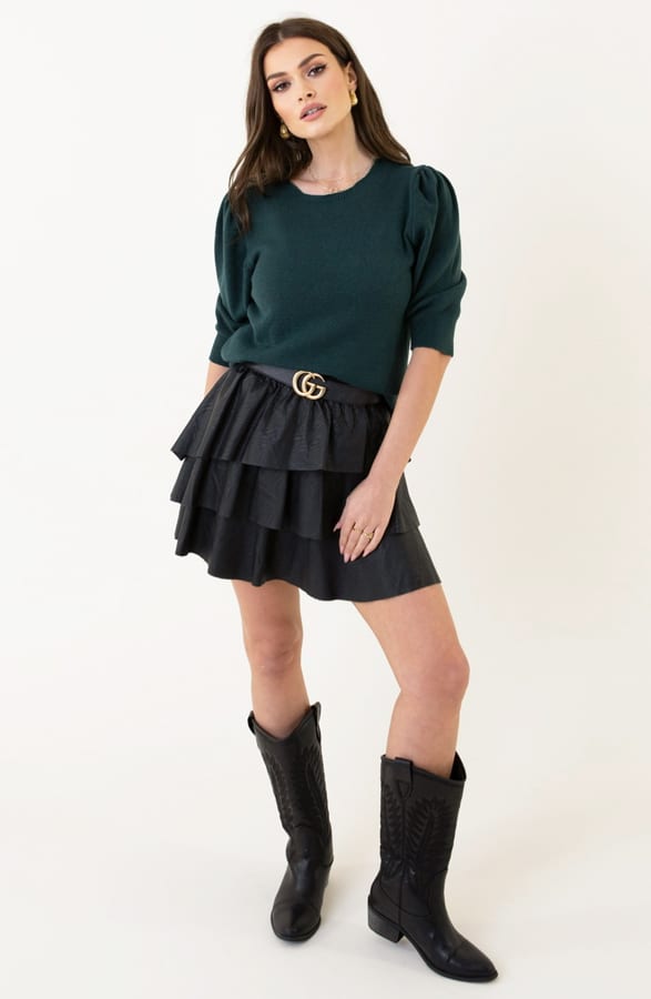 Pofmouwen Top Ariana Smaragd – shoparchief — foto 7