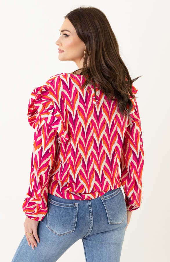 Blouse Met Print Carly – shoparchief — foto 7