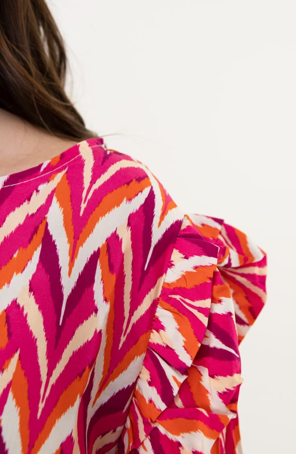 Blouse Met Print Carly – shoparchief — foto 9