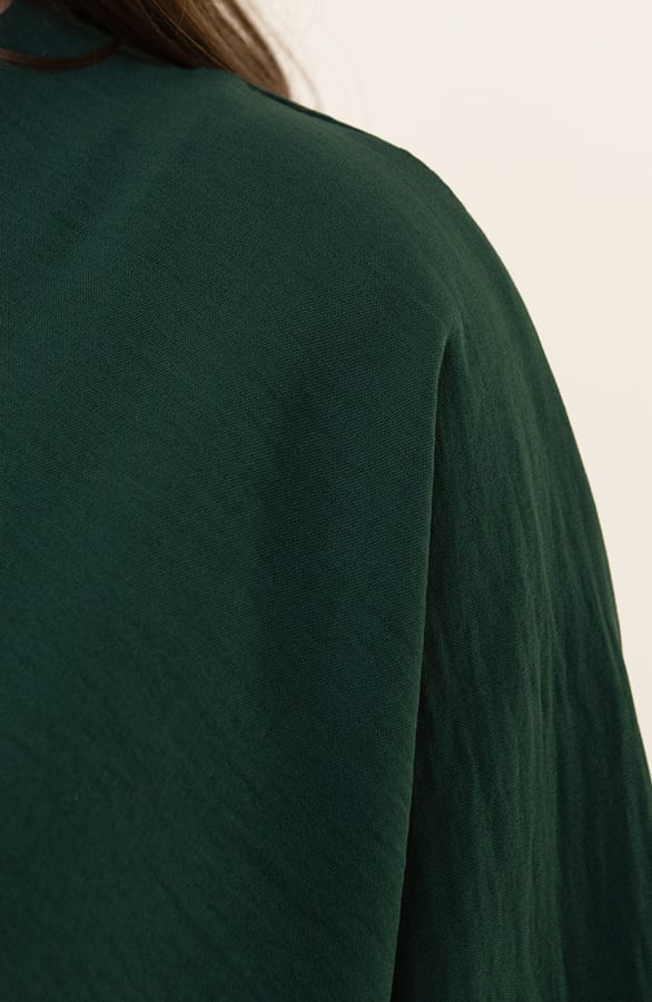 Ruffle Jurk Marbella Emerald – shoparchief — foto 11